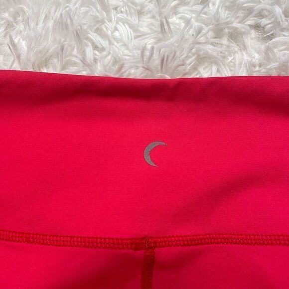 ZYIA Active Leggings Size 20 Popsicle Pink Reflective Stripe Light n Tight - Picture 8 of 8